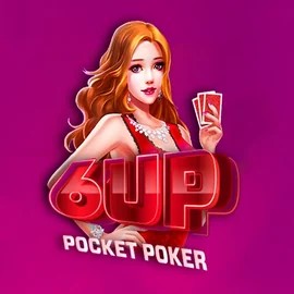 Official Poker logo: 6 Up Pocket Poker by FlipLuck at High Fly Bet Casino
