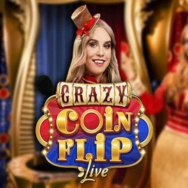 Live Casino logo of Crazy Coin Flip from Evolution at High Fly Bet Casino