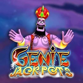 Genie Jackpots logo by Blueprint Gaming at High Fly Bet Casino
