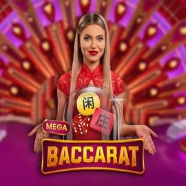 Mega Baccarat logo – Live Casino by Pragmatic Play at High Fly Bet Casino