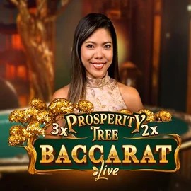 Prosperity Tree Baccarat logo – Live Casino by Evolution at High Fly Bet Casino