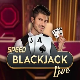 Speed Blackjack logo by Pragmatic Play at High Fly Bet Casino