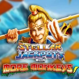Play Stellar Jackpots with More Monkeys slot by Lightning Box Game on highflybetcasino.org.pl