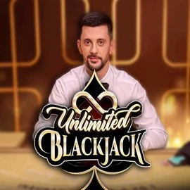 Unlimited Blackjack slot logo by Ezugi at High Fly Bet Casino