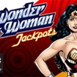 Wonder Woman Jackpots online game logo by Amaya on highflybetcasino.org.pl